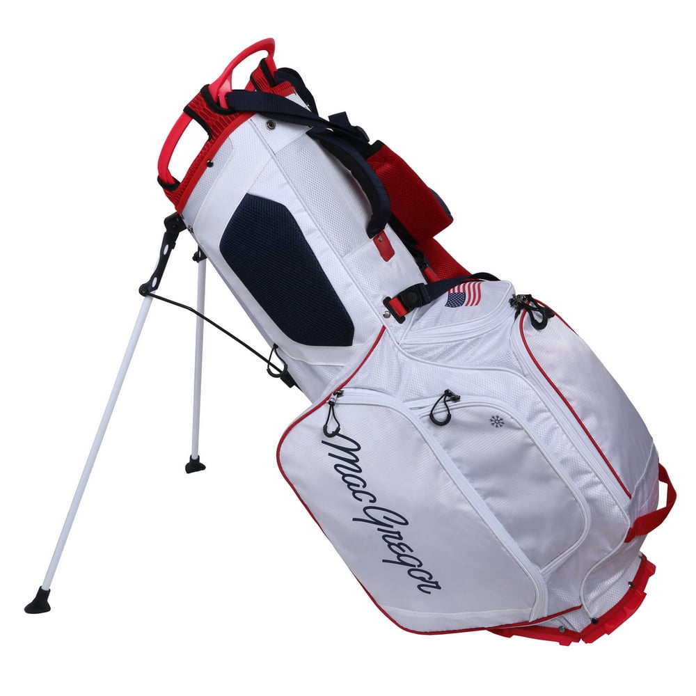 MacGregor Golf Deluxe Stand Bag, USA Stars and Stripes Flag