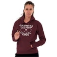 thumbnail image 3 of Funny Cool Hipster Grandma Joke Hoodie Sweatshirt Women Brisco Brands 3X, 3 of 6