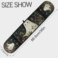 thumbnail image 3 of Yayeee Double Oven Mitt Kitchen Heat Resistant Baking 35" x7" Quilted Glove, Happy Ghost, 3 of 6