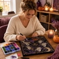 thumbnail image 4 of Halloween Cute Ghost Crow 3D Pearl Diamond Painting Kit, DIY Special Shape Diamond Art, Spooky Ghost Canvas Craft for Halloween Wall Decor 25x25cm, 4 of 4