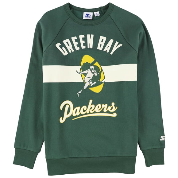 Sudadera STARTER Green Bay Packers para mujer verde mediana