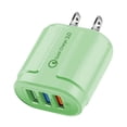 thumbnail image 2 of 3 puertos Fast Quick Charge 3.0 USB Hub Cargador de pared 3.0A Adaptador de corriente Enchufe de EE. UU., 2 of 2