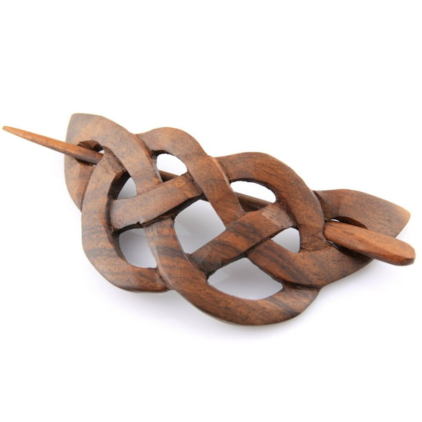Evolatree Natural Hair Barrettes for Women and Men - Handmade Wood Barrette Hair Pin - Unique Wooden Hair Styling Accessories - 4 Evolatree Natural Hair Barrettes for Women and Men - Handmade Wood Barrette Hair Pin - Unique Wooden Hair Styling Accessories - 4