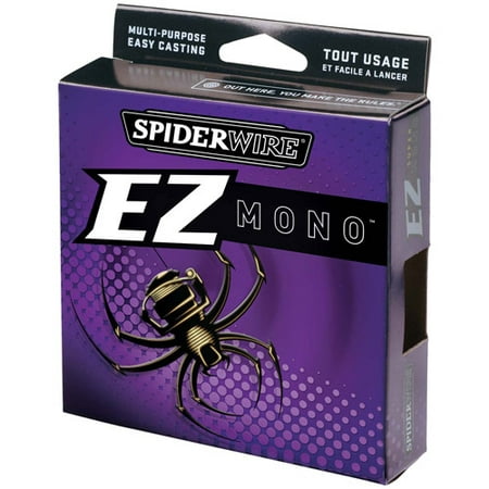 Spiderwire EZ Monofilament Fishing Line, Clear (Best Line For Shore Fishing)