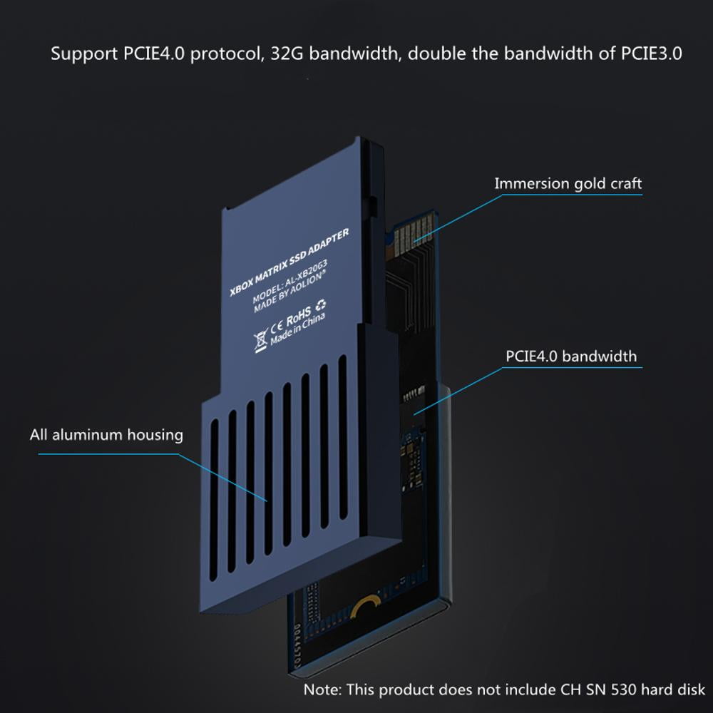 M.2 hard drive expansion card box for Xbox Series x/s external host hard drive conversion box