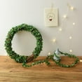 thumbnail image 5 of Gerich Fake Willow Leaves Twigs Silk Plant Leaves Garland String,Simulation Green Leaf Iron Wire Artificial Wreath Rattan for Front Door and Farmhouse Home Wedding Decor(1 Pcs), 5 of 12
