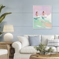 thumbnail image 3 of Stupell Industries Contemporary Two Surfing Girls on Wave White Framed Giclee Art, 24 x 30, by The Prints Vibe, 3 of 8