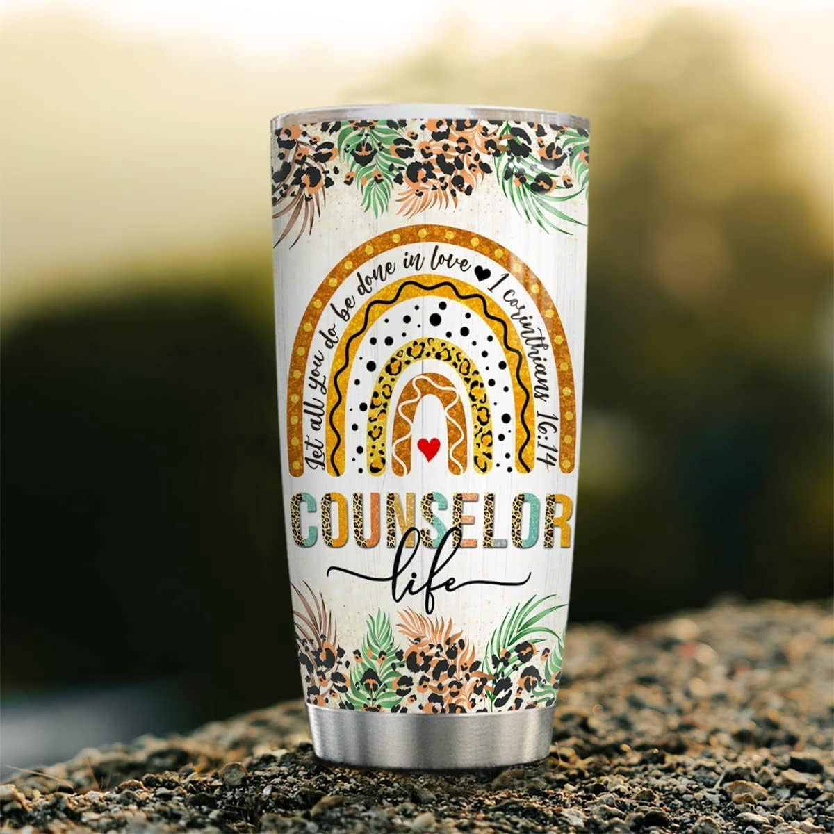 School Counselor 20oz Tumbler - Counselor Appreciation Gift, Office Must Have, Week Mug