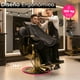 thumbnail image 5 of Sillón de Barbería Arezzo Premium con Detalles Dorados, 5 of 6