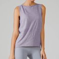thumbnail image 6 of CAIXIA Womens Workout Tank Tops Sleeveless Summer Athletic Tank Tops Crewneck Basic Undershirt Workout Sports Shirts Plus Size Gym Clothes,Purple, 6 of 7