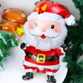 thumbnail image 4 of 10/1 piezas de globo de aluminio navideño con forma de hombre de jengibre, Papá Noel, árbol de Navidad, decoración para fiesta de Navidad, globo, juguetes para niños, regalos, 4 of 5