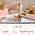 thumbnail image 3 of MACKENZIE-CHILDS Rolling Pin, Ceramic Decorative Roller Pin for Baking, Pink-and-White Rosy Check, 3 of 6