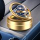 thumbnail image 4 of Ambientador solar giratorio para coche, aromaterapia de aire de doble anillo (sol dorado), 4 of 8