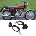 thumbnail image 3 of Universal Motorcycle Windproof Hand Guard Shield LED Wind Deflector Blue Yellow Light, 3 of 3