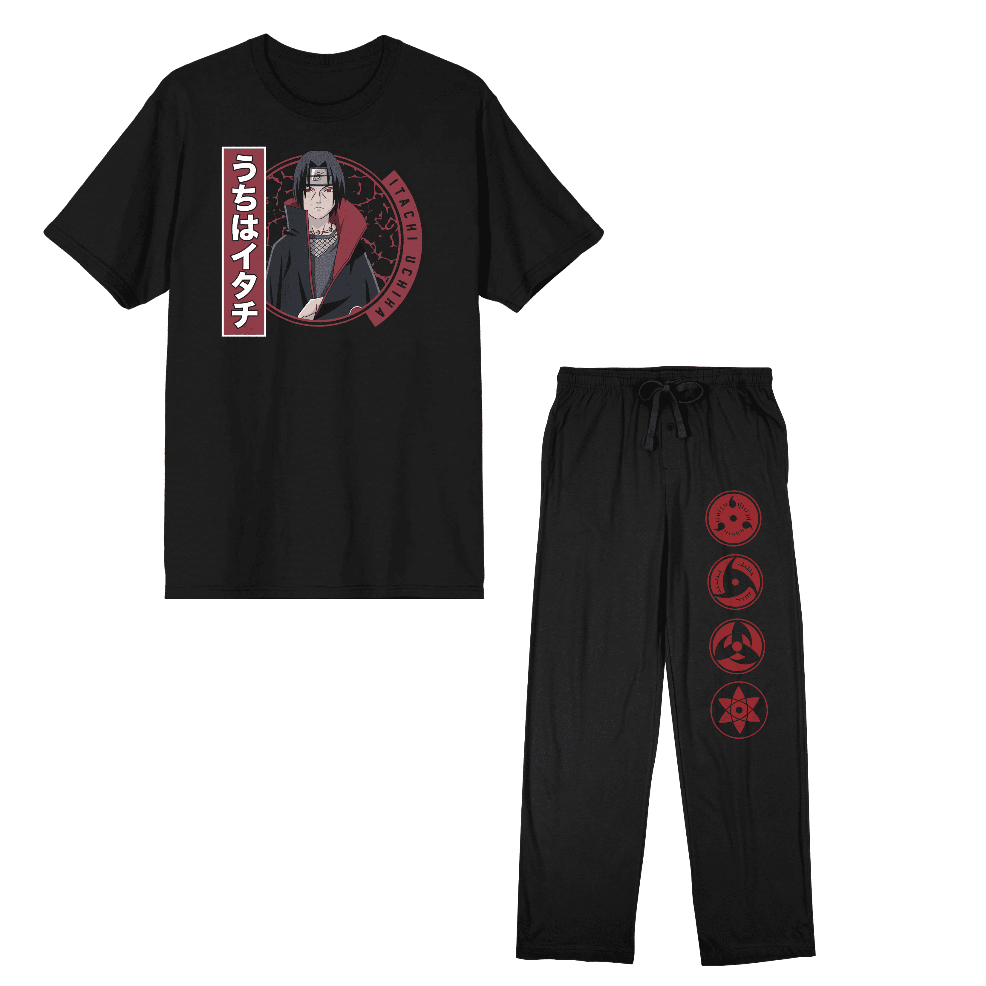 Naruto Shippuden Itachi Uchiha Men's 2Pack Sleep SetXL