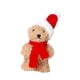 thumbnail image 4 of Oso de peluche navideño Hugo decoración navideña con sombrero 10x7x17cm, 4 of 9