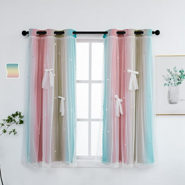 Cortina Yancorp Kids Blackout Star Cut 86x107 cm