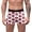 White, variant on JHHLSF Men's Male Valentines Day Printed Underwear Funny Fitting Boxer Mid Waist Briefs Hot Pink,M