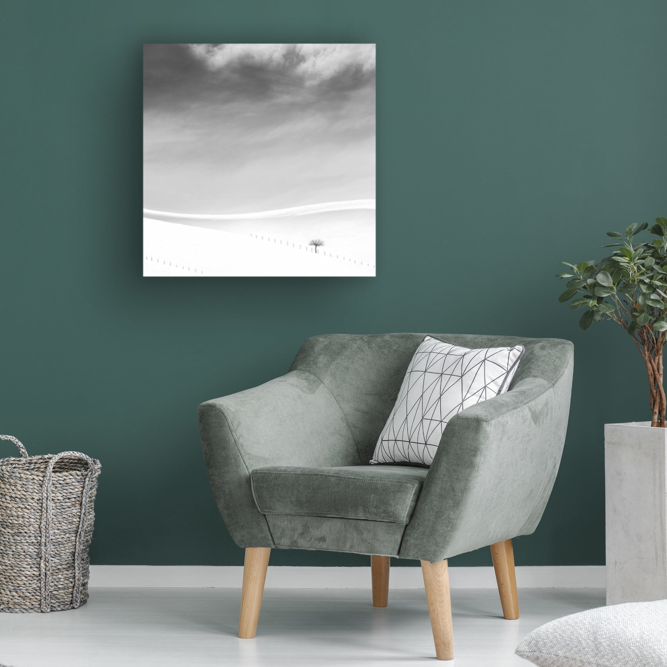 Trademark Fine Art MOSTAFA NODEH Single Tree Canvas Wall Art