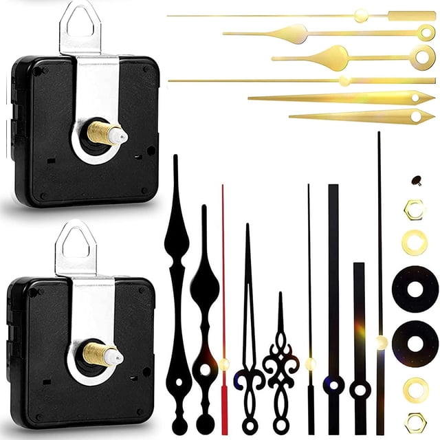 Kit de Mecanismo de Reloj de Cuarzo, Mecanismo de Reloj de Pared, Reemplazo Alimentado por Materia, Reemplazo de Reloj, Piezas de ReparacióN de Bricolaje