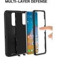 thumbnail image 3 of Designed for Samsung Galaxy A35 Heavy Duty Case, Triple Layer Protection Shockproof Dropproof Dustproof Anti-Scratch Phone Case Cover for Samsung Galaxy A35,Black, 3 of 7