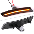 thumbnail image 7 of Ikon Motorsports Compatible with 14-19 Cadillac CTS ATS 16-23 Chevy Camaro Front Side Marker Lights Corner Lamps Yellow LED 2PC, 7 of 7