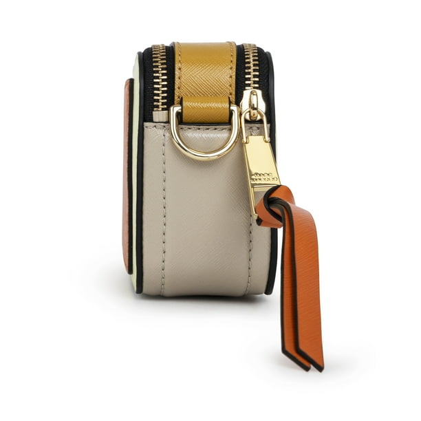 Marc Jacobs Women's Snapshot Color-Blocked Crossbody Tender Yellow