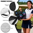 thumbnail image 6 of Xoenoiee Dog Paw Print Golf Cart Seat Covers, Soft Comfortable Golf Cart Seat Towel Blanket for EZGO, Yamaha, Club Car and Other 2-Seat Golf Carts, 51.18" x 30.31", 6 of 6