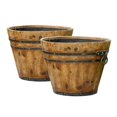thumbnail image 1 of Luxen Home WH171 Rustic Wood Console Cabinet  Small, 1 of 1