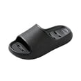 thumbnail image 3 of Mfakffe Shower Shoes Open Toe Non Slip Slides Soft Hollow Drain Slip on Sandals Lightweight House Slippers, 3 of 5