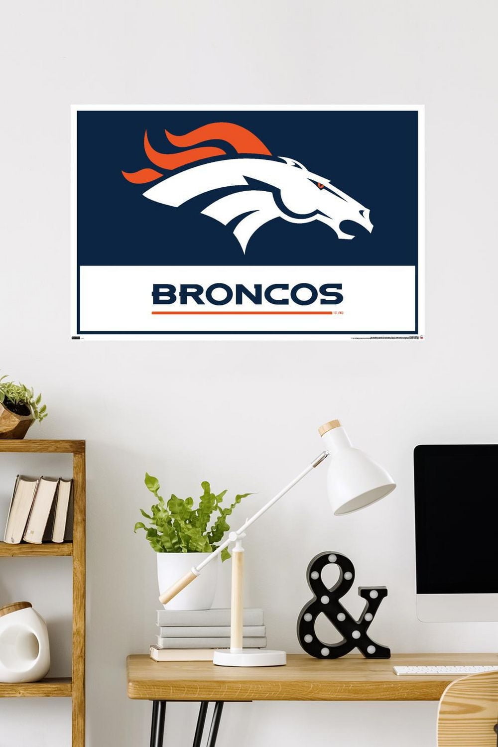 NFL Denver Broncos - Logo 21 Wall Poster, 22.375" x 34"