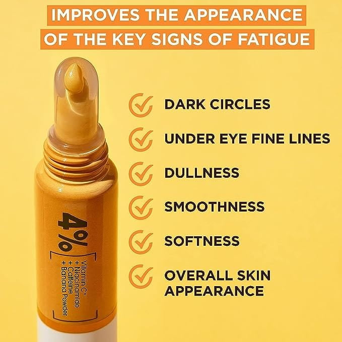Garnier Skin Active Vitamin C Brightening Eye Cream 15 ml 3 Pack