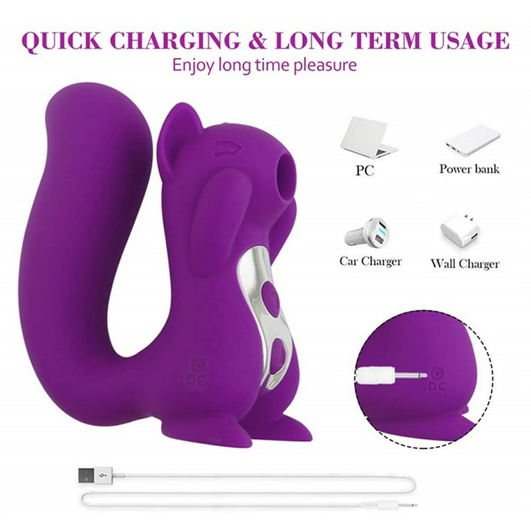 Sucking Vibrator Suction Vibrator for Women Clitoris Stimulator with 10  Modes - Adult Sex Toys for Women Couples,Purple