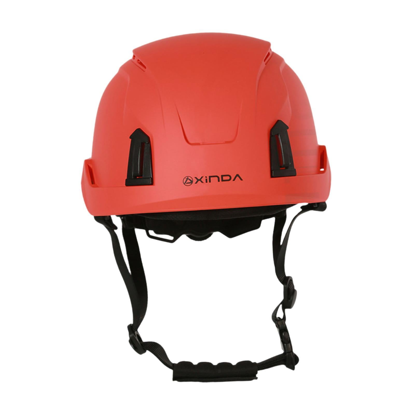 colaxi Construction Helmet for Adults Hard Hat for Arborist Outdoor Industrial Work Red