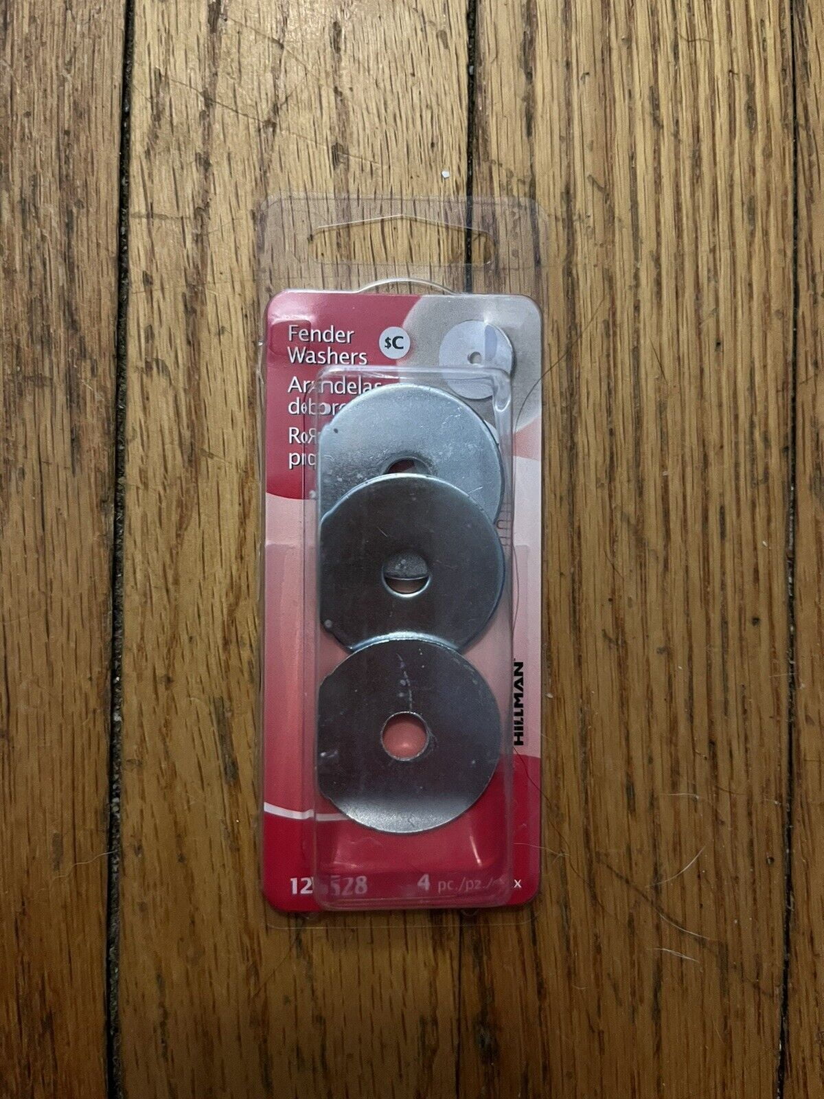 Hillman Fender Washers 1/4” X 1 1/4” ZINC 4 Ct 126528