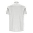 thumbnail image 5 of Crew Neck Tshirts for Men Tee Shirt Men Mens Solid Color T-Shirt Casual Summer Tops Button Pocket Shirts Short Sleeve Turndown Collar Shirts, 5 of 7