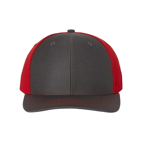 Richardson - Twill Back Trucker Cap - 312 - Charcoal/ Red - Size: Adjustable