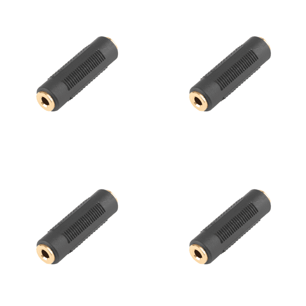 Conector Femenino 3.5 Mm A F/F Adaptador Acoplador Audio Estéreo