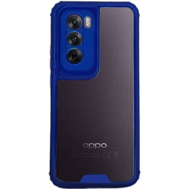 Funda Uso Rudo Cely Vesmir 360 Contonor Para Oppo Reno 12 5G Azul con 2 Micas de Cristal