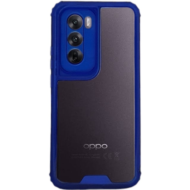 Funda Uso Rudo Cely Vesmir 360 Contonor Para Oppo Reno 12 5G Azul con 2 Micas de Cristal