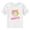 White, variant on Toddler's Care Bears Time to Party Rainbow Graphic Tee Light Pink 4T