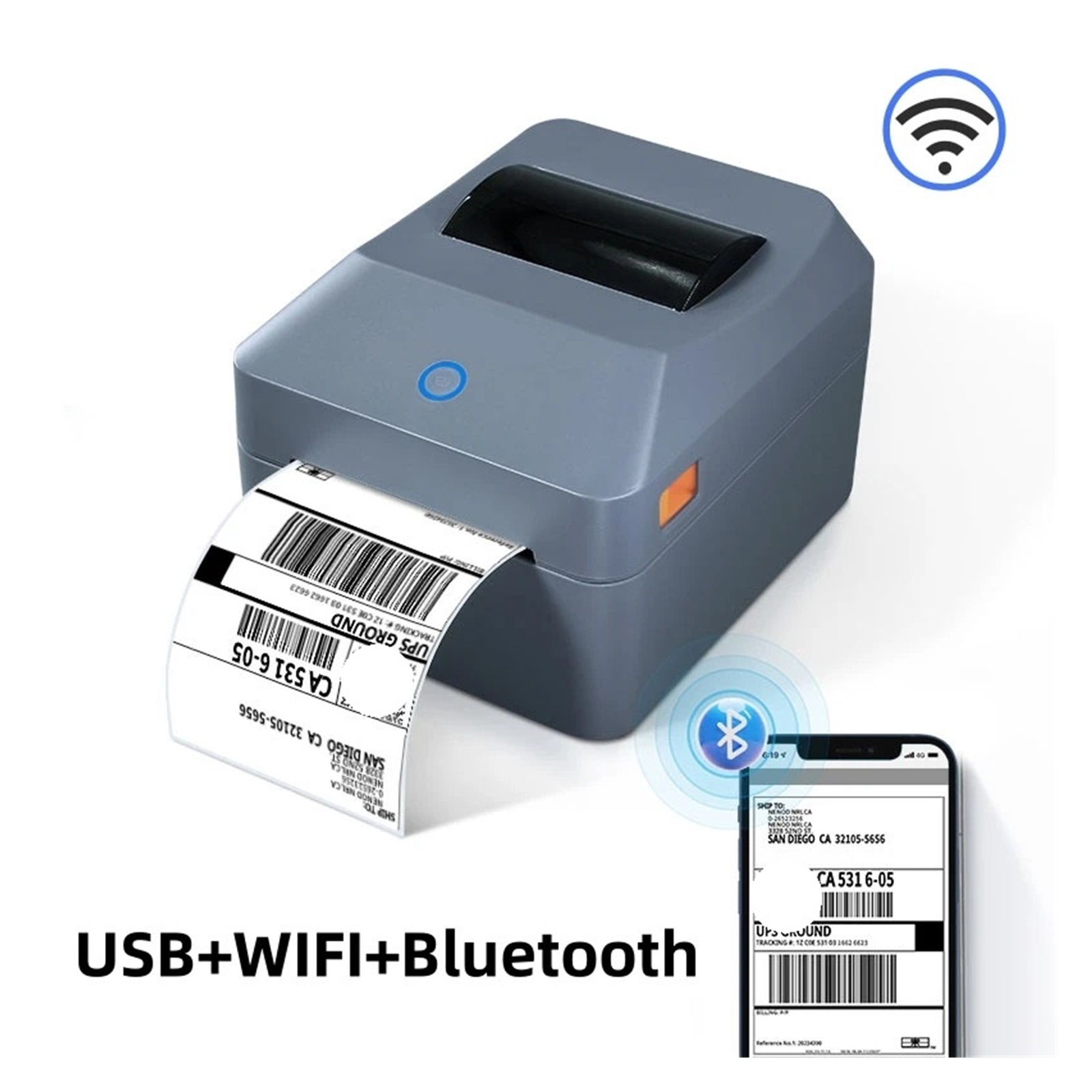Shipping Label/Express/Thermal Barcode Label Printer 4x6 Inches Label Maker
