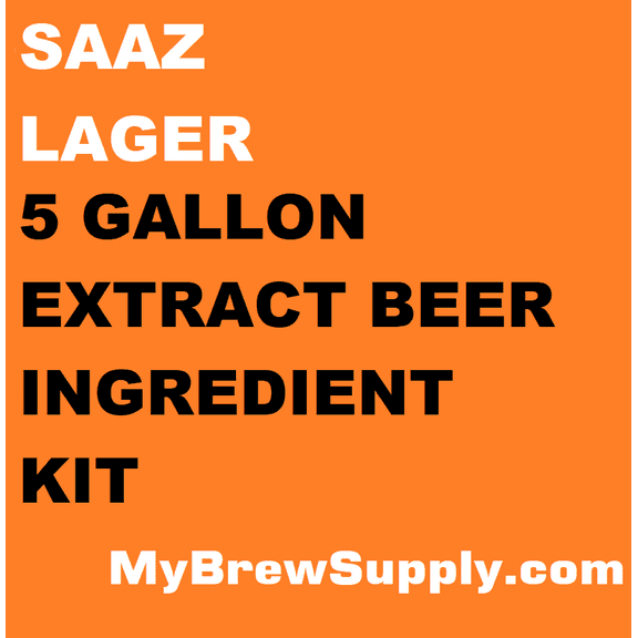 Saaz Lager 5 Gallon Homebrew Beer Ingredient Kit