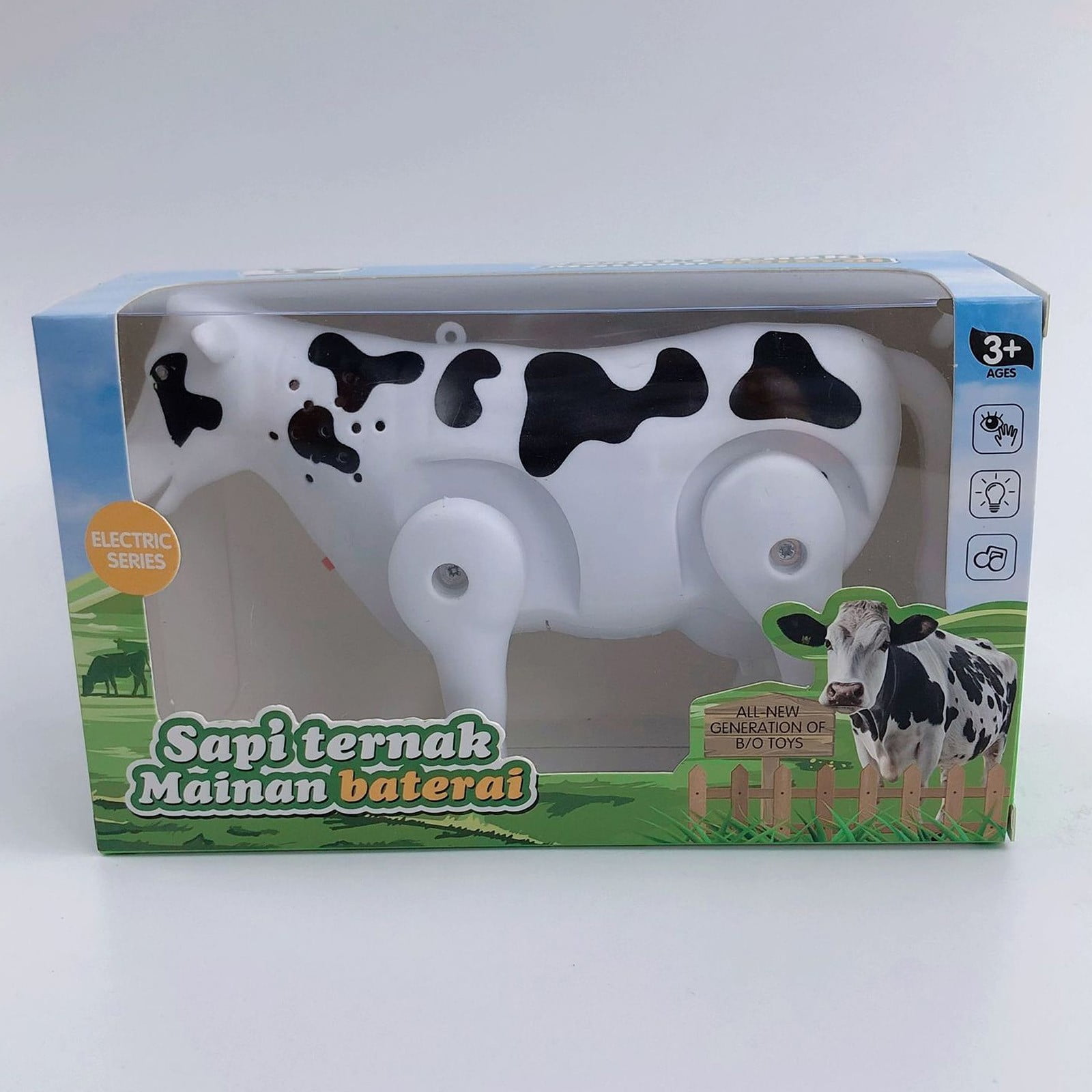 JZCHUNTOY Children's Leash Lighted Musical Walking Cow Toy – Fun