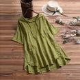 thumbnail image 2 of Summer Tops for Women Dry Tech Shirts Women Fit T Shirts Pack Shirt Tee Womens Long Sleeve Cold Gear Long Sleeve Heat Tee Shirt T for Sports Womens Foil Top Fl Green 2XL, 2 of 3