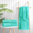 thumbnail image 6 of Casa Platino Bath Sheet 4 Pack - Soft & Absorbent Bath Sheet Towels, Quick Dry Large Bath Towels, Ideal for Freshening Up After Workouts - Aqua Sky, 6 of 7
