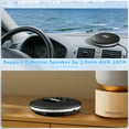 thumbnail image 6 of CD Player Portable, Discman with Stereo Earbuds and Bluetooth Output, Anti-Skip Shockproof Walkman, Compact and Lightweight, Power DC or 2xAA Battery, 6 of 7