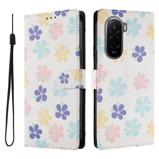 FOXDOCK Funda Tipo Cartera para Xiaomi POCO M7 4G con Soporte y Correa – Diseño de Patrones Lindos