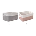 thumbnail image 3 of tredstone Panier de Rangement en Lin Élégant pour un Rangement Quotidien Blanc Mix Gris 31*21*13 1Set, 3 of 6
