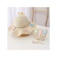 thumbnail image 4 of Seyurigaoka 2Pcs Little Girls Summer Cute Hat Bag Sets, Colorful Balloon Decoration High Top Anti-Dust Cap + High Capacity Messenger Bag, 4 of 6